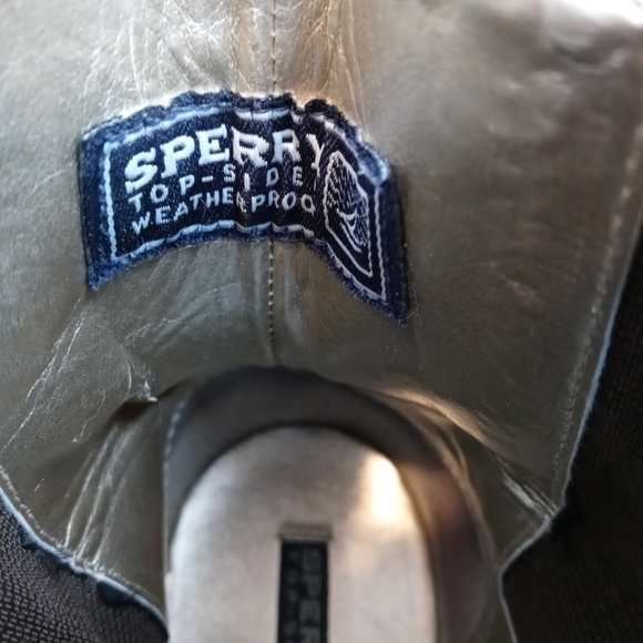 SPERRY TOP-SIDER weatherproof Brown Suede Pull On wedge heel sz 9M Women’s Boot. - Picture 4 of 13